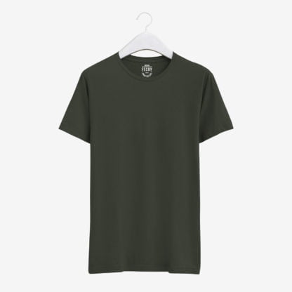 Haki Yeşil Basic T-Shirt
